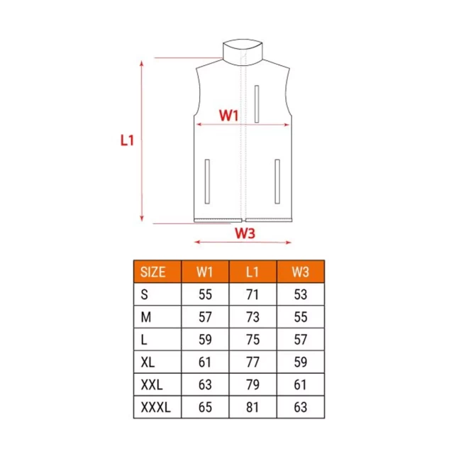 Безрукавка NEO TOOLS softshell, размер XXL (81-532-XXL)