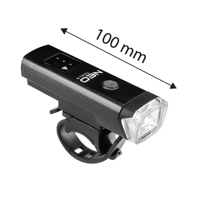 Фонарь передний велосипедный NEO TOOLS, 400lm (91-005)