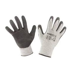 Перчатки защитные от прокола с нитриловым покрытием NEO TOOLS, размер 8"