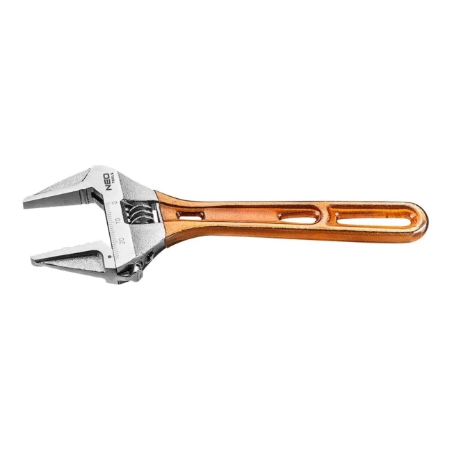 Розвідний ключ NEO TOOLS 155 мм робочий діапазон 0-28 мм (03-023)
