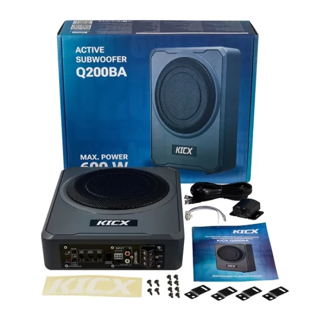 Сабвуфер корпусний Kicx Q200BA (4320)