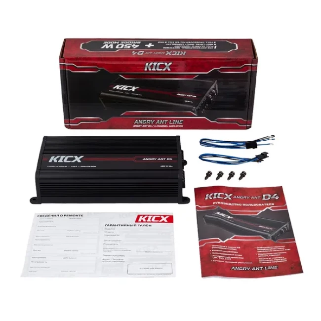 Підсилювач Kicx ANGRY ANT D4 (4318)