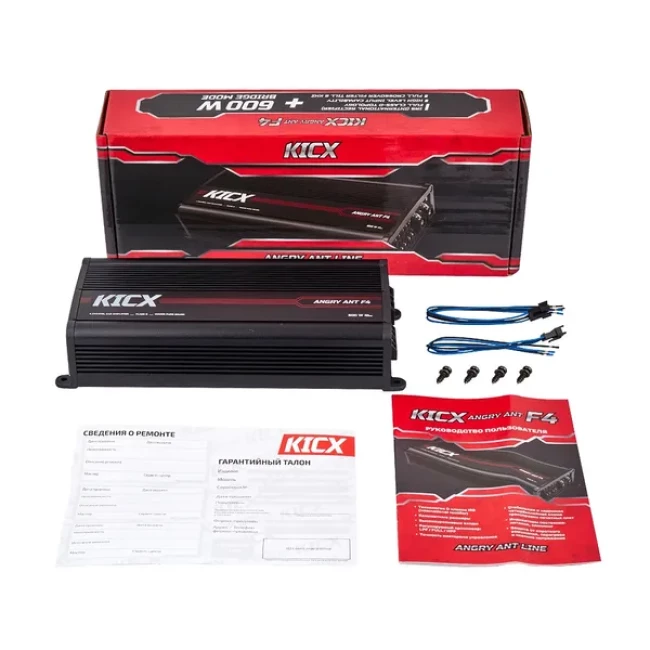 Усилитель Kicx ANGRY ANT F4 (4319)