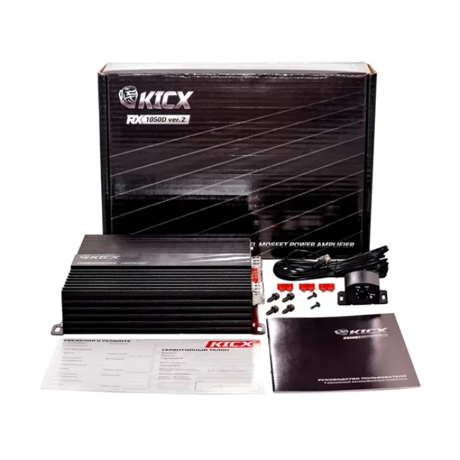 Підсилювач Kicx RX 1050D ver.2 (4334)