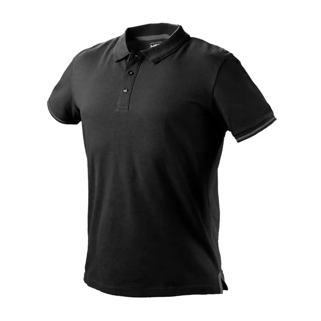 Поло NEO TOOLS DENIM, чорне, розмір XL (81-659-XL)