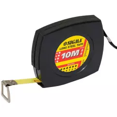 Рулетка стальная лента SIGMA 10м х 10мм (3816101)