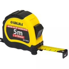 Рулетка SIGMA shiftlock 5м х 19мм (3815051)