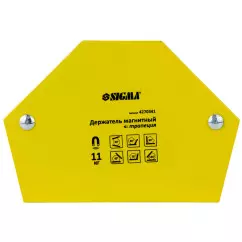 Магнит для сварки SIGMA трапеция 11кг 78х32х47х28.5мм (30.45,60.90.75.135°) (4270341)