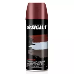 Грунт аэрозольный SIGMA акриловый 400мл RAL 3009 красно-коричневый (2737541)