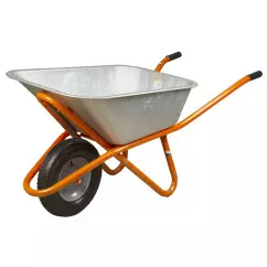 Тачка строительная одноколесная FLORA 90л 200кг колесо 15" (5056464)