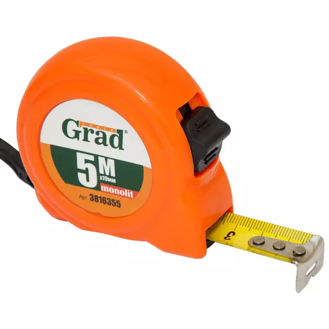 Рулетка GRAD Monolit 5м х 19мм (3816355)