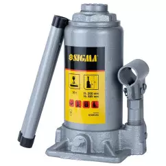 Домкрат гидравлический бутылочный SIGMA 10т H 200-385мм Standard (6106101)