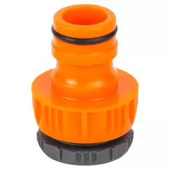 Адаптер FLORA для коннектора 3/4" універсальний 3/4"х1" в/р ABS (5015844)