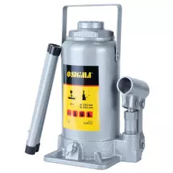 Домкрат гидравлический бутылочный SIGMA 15т H 210-410мм Standard (6106151)