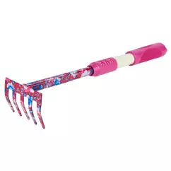 Грабли 5-ти зубные FLORA pink TPR (5043154)