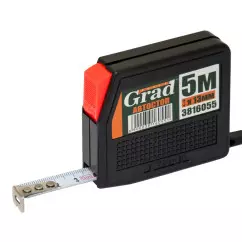 Рулетка с автостопом GRAD 5м х 13мм (3816055)
