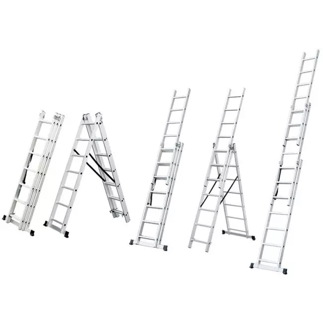 Лестница раскладная универсальная FLORA 9 ступеней (5032334)