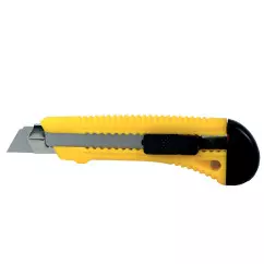 Нож строительный SIGMA пластиковый корпус 18мм автоматический замок (8213021)