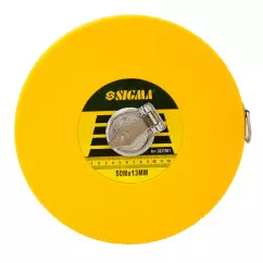 Рулетка стекловолокно SIGMA 50м х 13мм (3831501)