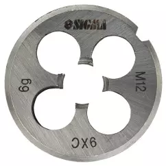 Плашка SIGMA М12х1.75мм (1604351)