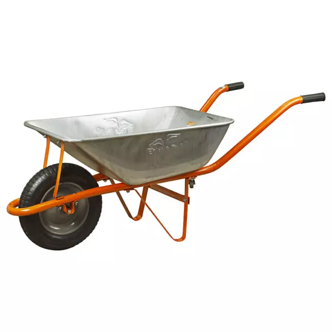 Тачка садовая одноколесная FLORA 58л 120кг колесо 14" (5055324)