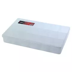 Органайзер пластиковий прозорий ULTRA 18 відсіків 310х200х50мм (7417082)