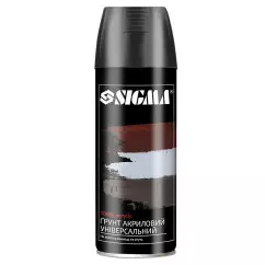 Грунт аерозольний SIGMA акриловий 400мл RAL 9005 чорний (2737531)