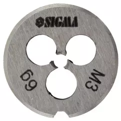 Плашка SIGMA М3х0.5мм (1604081)
