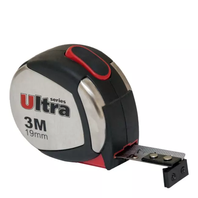 Рулетка магнітна ULTRA нейлонове покриття 3м х 19мм (3822032) Рулетка магнітна ULTRA нейлонове покриття 3м х 19мм (3822032)