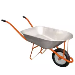 Тачка строительная одноколесная FLORA 78л 160кг колесо 14" (5056394)
