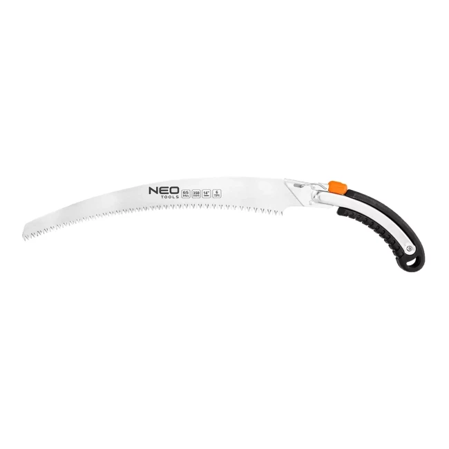 Пила садовая NEO TOOLS изогнутая 14", 6 TPI с чехлом (42-102)