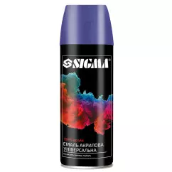 Эмаль аэрозольная SIGMA акриловая 400мл RAL 5022 темно-синий глянец (2737151)