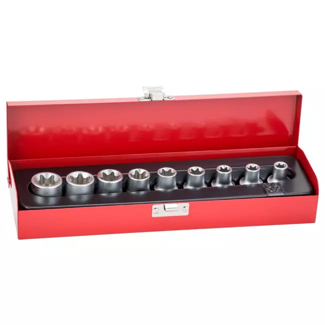 Набір насадок ULTRA Star 1/2" 9 шт CrV (6086022) Набір насадок ULTRA Star 1/2" 9 шт CrV (6086022)