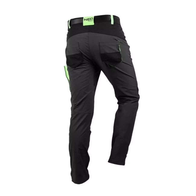 Брюки рабочие NEO TOOLS PREMIUM, 4-х сторонний стрейч, черные, размер L (81-290-L)