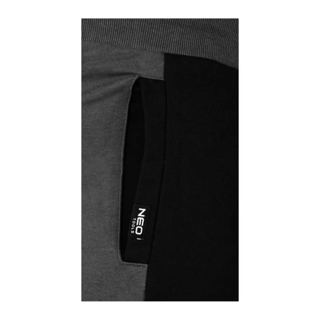 Штани спортивні NEO TOOLS COMFORT, сіро-чорні, розмір L (81-283-L)