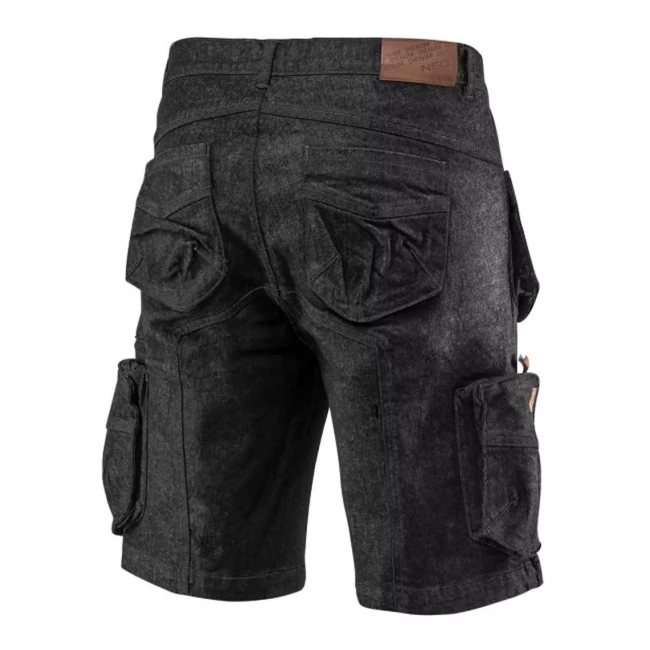 Шорты NEO TOOLS DENIM, черные, размер XL (81-273-XL)