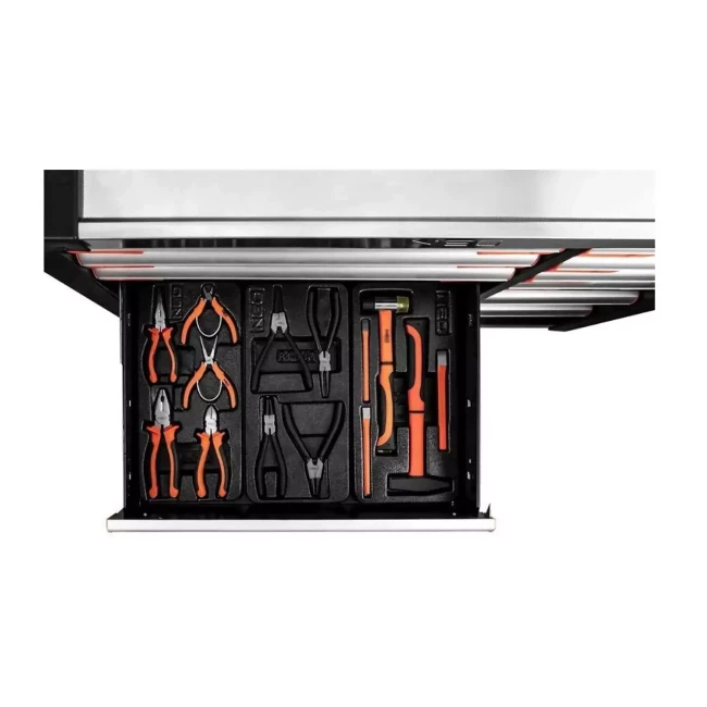 Інструментальна шафа NEO TOOLS, 12 ящиків 229 компонентів (84-225+G)