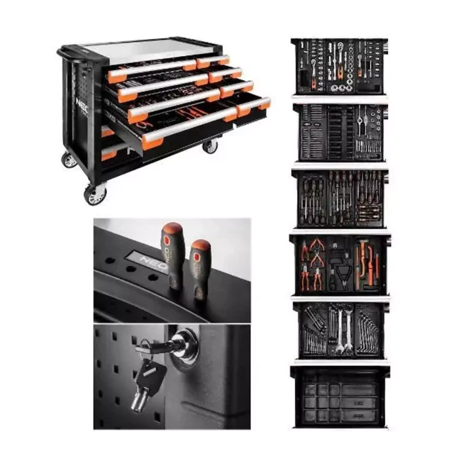 Інструментальна шафа NEO TOOLS, 12 ящиків 229 компонентів (84-225+G)