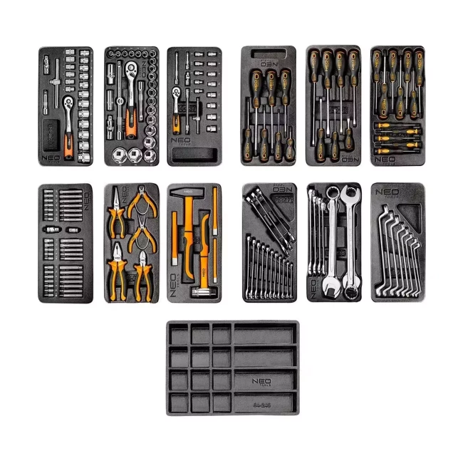 Шкаф для инструментов NEO TOOLS 7 ящиков PRO, 174 элементов (84-220+G)