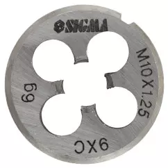Плашка SIGMA М10х1.25мм (1604271)
