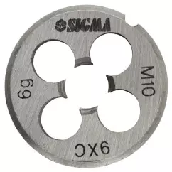 Плашка SIGMA М10х1.5мм (1604281)