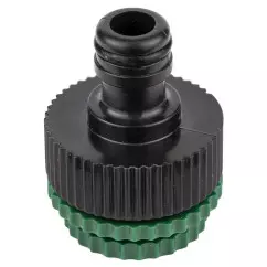 Адаптер GRAD для конектора 1/2" з внутрішнім різьбленням 1/2"х3/4"х1" ABS (5016345)