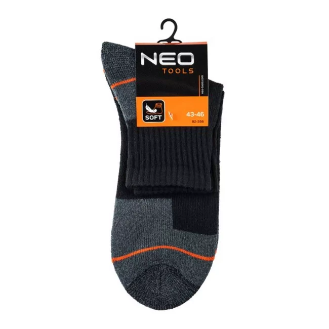 Робочі шкарпетки NEO TOOLS, короткий, розмір 43-46 (82-356)