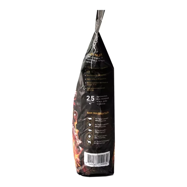 Уголь древесный Ecokraft 2,5 кг (470347)