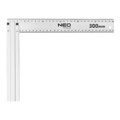 Кутник будівельний NEO TOOLS, алюмінієвий 300 x 175 мм (72-145)