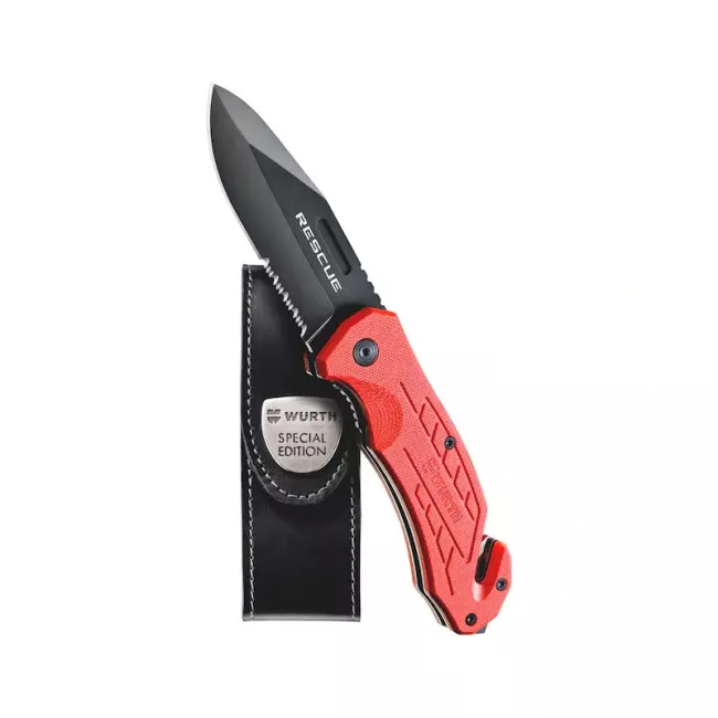 Ніж кишеньковий WURTH Rescue 75 Years Edition 120 мм (071566561) Ніж кишеньковий WURTH Rescue 75 Years Edition 120 мм (071566561)