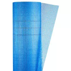 Стеклосетка штукатурная щелоустойчивая SIGMA синяя 145г/м2 5х5мм 1х50м (8406641)