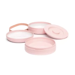 Набор комбинированных тарелок Suavinex Hygge "Уютные истории" розовый (306749)
