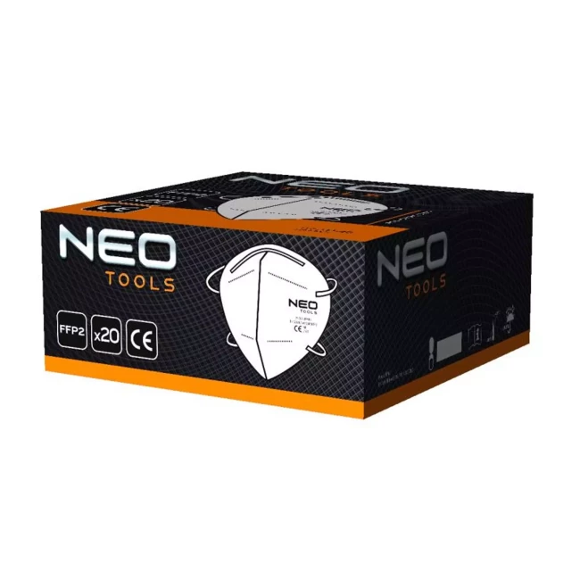 Напівмаска NEO TOOLS FFP2, 20 шт., CE (97-337-20)