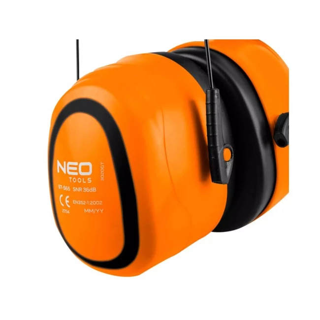 Захисні навушники NEO TOOLS, SNR 36 дБ, CE (97-565)